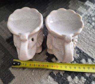 Coppia bracieri in ceramica