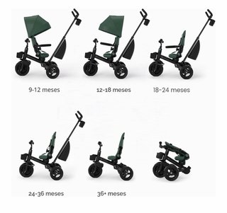 Triciclo evolutivo verde