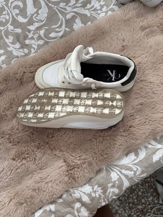 Zapatillas Calvin Klein Blancas y Beige