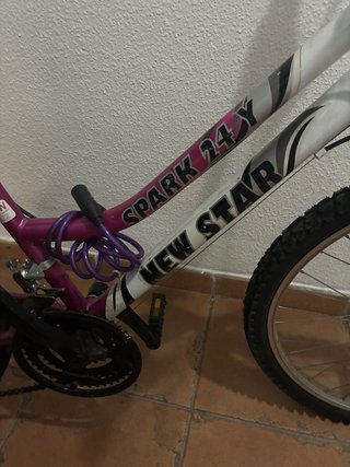 Bicicleta Montaña Spark 24Y Morado
