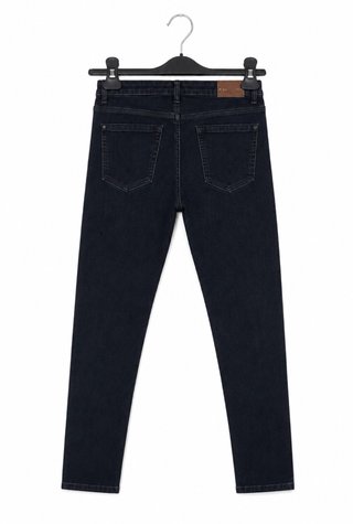 Pantalones pitillo negro agrisado