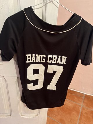 Camiseta béisbol negra XS