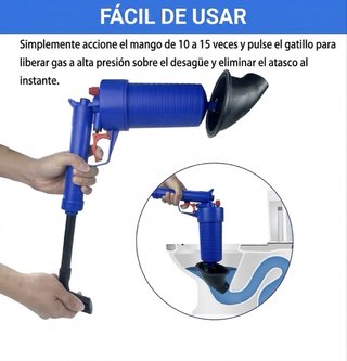 Desatascador Aire Comprimido (NUEVO) PaoPaoTong
