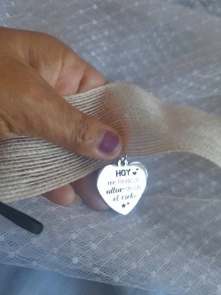 Medalla Novia Corazón Hoy me llevas al altar