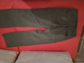 Pantalón cargo verde militar mujer