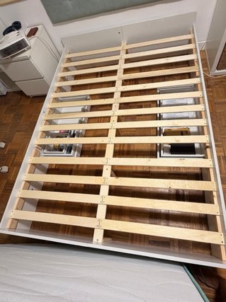 Cama doble Leroy Merlin madera