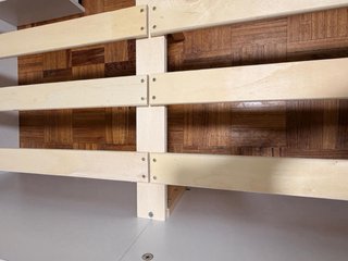 Cama doble Leroy Merlin madera