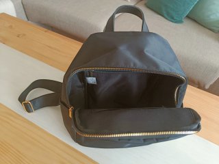Mochila negra nylon