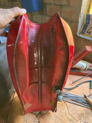 Depósito Gasolina Honda CG 125 Rojo/Gris