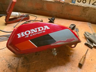 Depósito Gasolina Honda CG 125 Rojo/Gris