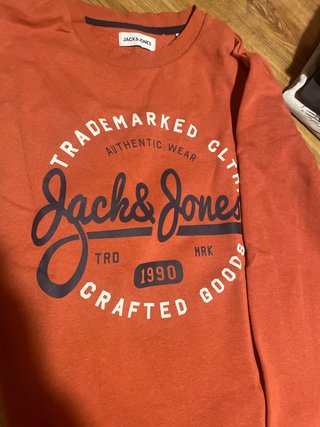 Jersey Jack & Jones Naranja Talla L