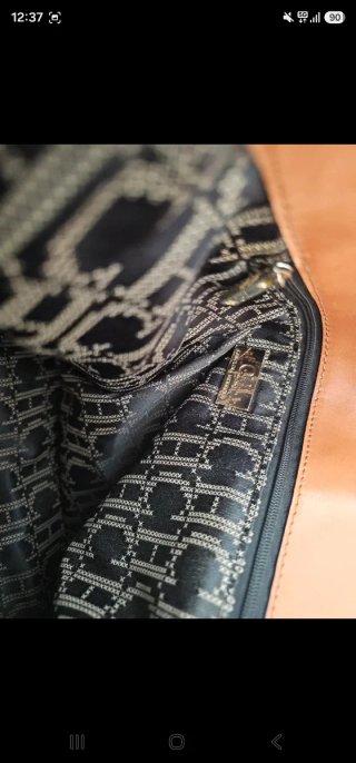 Bolso Carolina Herrera Negro y Marrón
