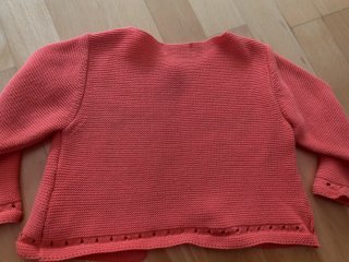 Chaqueta punto coral 12-18 meses