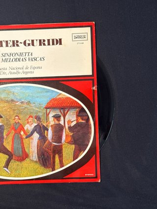 Vinilo Halfter-Guridi Sinfonietta Diez Melodias Va