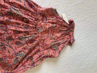 Blusa de algodón 100% con estampado floral
