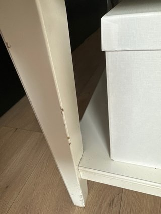Mesa centro Ikea cristal y cajón p/restaurar