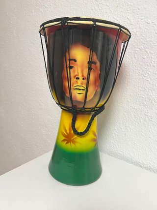 Timbal decorado Rasta