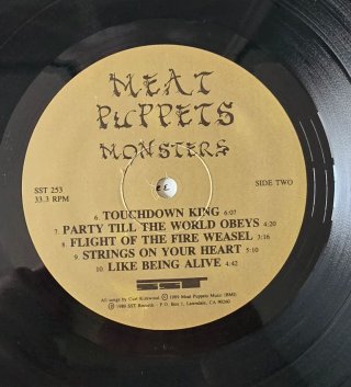 Meat Puppets - Monsters LP First Edition