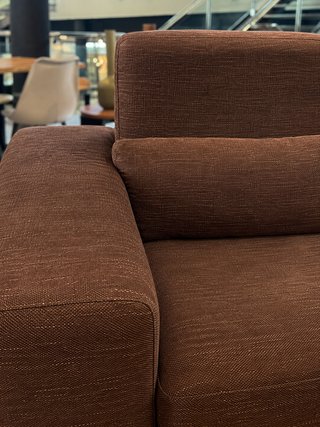 Conjunto Sofá 3+2 Plazas tela marrón