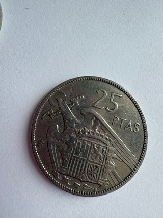 Lote 4 monedas 25 Pesetas 1957 –estrellas 59-64-65