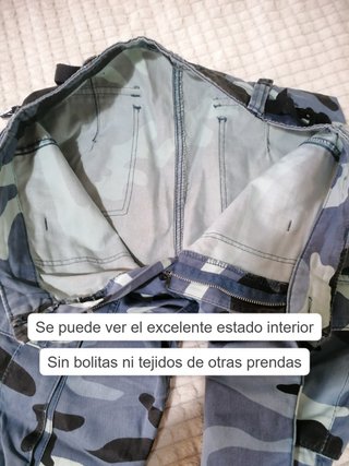 Pantalón unisex cargo camuflaje + regalo