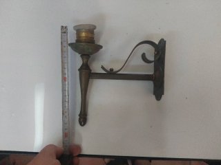 Aplique latón vintage antiguo