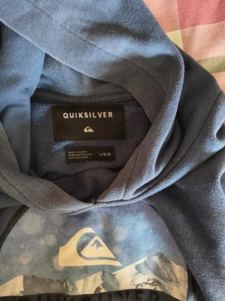 Sudadera Quiksilver Azul, talla L de niño