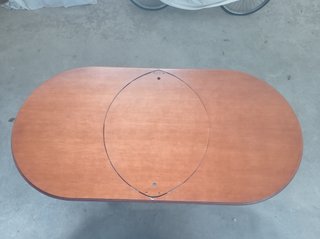 Mesa Comedor Ovalada Extensible Madera