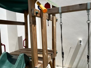 Parque Infantil WICKEY Madera con Columpio OFERTA!