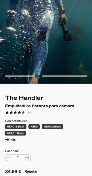 GoPro The Handler empuñadura flotante