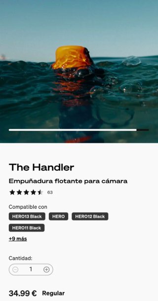 GoPro The Handler empuñadura flotante