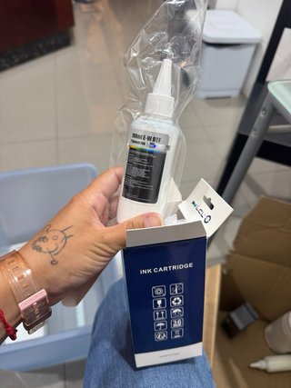 Tinta LCL DTF Blanca 100ML nueva y otro bote