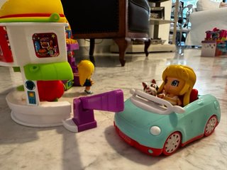 Pinypon: Barco, Peluquería, Cole, Hamburguesa