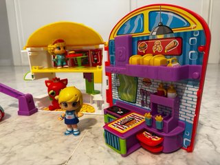 Pinypon: Barco, Peluquería, Cole, Hamburguesa