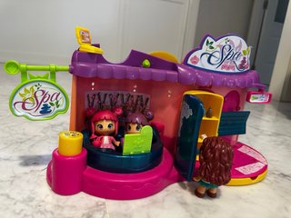 Pinypon: Barco, Peluquería, Cole, Hamburguesa