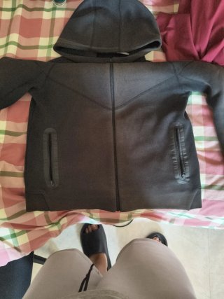 Sudadera Nike Tech XL de niño Negra