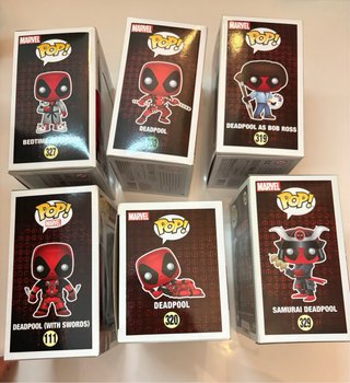Lotto 6 Funko Pop Deadpool