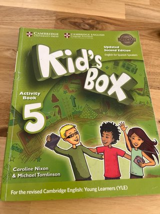 Lote Libros Kid’s Box 5 en muy buen estado.