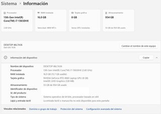 Dell G16 7630 i7-13650HX + RTX 4060 8GB | 16GB RAM
