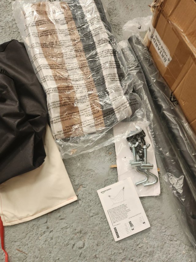 Hamaca Amazon Basics con Soporte