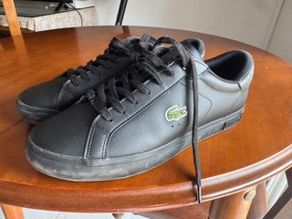 Zapatillas Lacoste Negras Originales Negociables