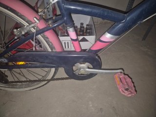 Bicicleta BTwin 24 Chica Rosa/Azul