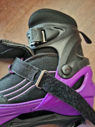 Patines infantiles morados