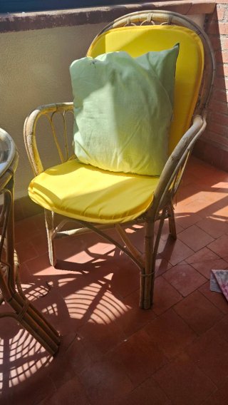 Conjunto Terraza Mimbre/Ratán Vintage