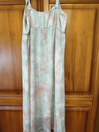 Vestido largo con tirantes