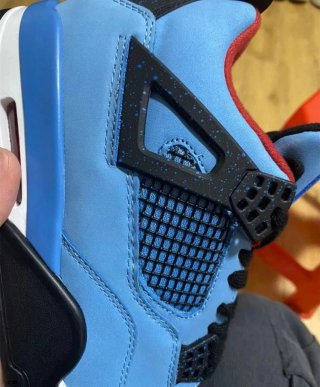 Jordan 4 Retro Azul/Rojo Talla 40 Nuevo