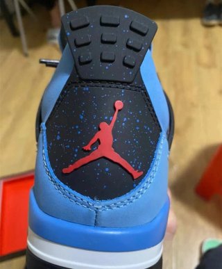 Jordan 4 Retro Azul/Rojo Talla 40 Nuevo