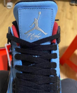 Jordan 4 Retro Azul/Rojo Talla 40 Nuevo