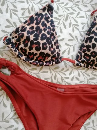 Bikini estampado leopardo