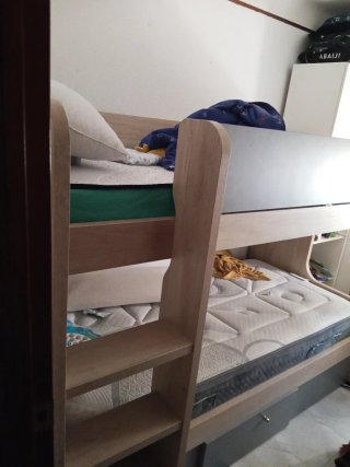 Cama litera madera